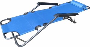 HR SEZLONG ALBASTRU 153X60X79CM - Img 2