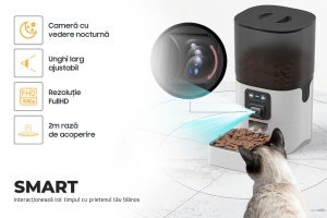 Hranitor automat Smart 6L cu camera, iHunt - Img 4