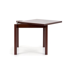 Masa living extensibila HM Gracjan, PAL Laminat, cant ABS, 80-160x80x76 cm, 6 persoane, nuc - Img 3