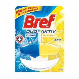 Odorizant toaleta gel Bref Power Aktiv Lemon