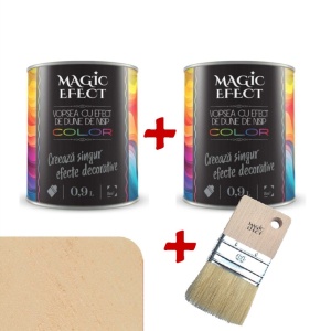 Pachet 1+1, vopsea decorativa, Marrocan, interior, 1.8 litri, Magic Efect