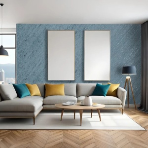 Pachet 1+1, vopsea decorativa, Saphire Sky, interior, 1.8 litri, Magic Efect - Img 2