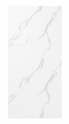 Panou decorativ SPC marmura alba, finisaj lucios, 1220 x 2800 x 3 mm