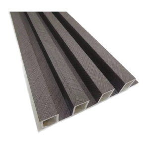 Panou riflaj decorativ din PVC nuanta Gri Striat 270x15.9x2.6 cm