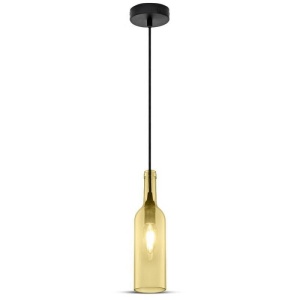 Pendul Sticla chihlimbar E14 V-TAC