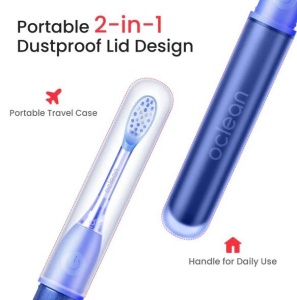 Periuta de dinti sonica Oclean Ease, Functii: smart timer 2 min, 2 moduri de utilizare, 45 dB, IPX7 waterproof, durata baterie pana la 120 zile, protectie impotriva prafului, perfecta pentru calatorii, culoare: portocaliu - Img 2