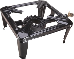 Pirostrie cu arzator, 4 picioare, 4 KW, 30 x 30 cm, Evotools