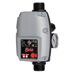 Prescontrol cu manometru BRIO, 230 V, max. 12 A, max. 10 bari - Img 1