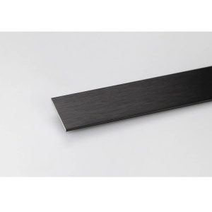 Profil platband aluminiu 30x2mm 1m negru periat