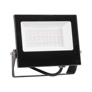 Proiector LED, senzor miscare, 50 W, 4750 lm, lumina rece, 164.5 x 29 x 140 mm, Negru, Novelite - Img 2