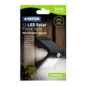 Proiector solar cu senzor de miscare Cambooya 12 LED - Img 1