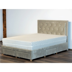 Saltea cu arcuri impachetate individual, Neptun Memory Pocket Comfort 180x200x30cm, 7 zone de confort, spuma poliuretanica HR, memory foam 4 cm, husa detasabila 3D, hipoalergenica, fermitate medie, Saltsib - Img 2