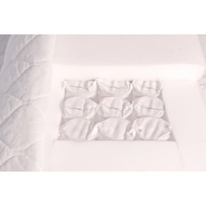 Saltea cu arcuri impachetate individual pe 7 zone de confort, Marte Pocket One 140x200x23cm, husa detasabila, tricot aloe vera, hipoalergenica, fermitate mediu-soft, Saltsib - Img 3