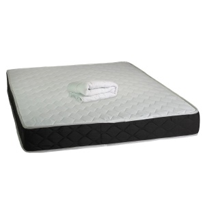 Saltea cu arcuri, Superortopedica Luna 160x200x20 cm, plasa de arcuri Bonell, sistem de aerisire perimetral, Saltsib plus pilota iarna, lavabila la 95 C
