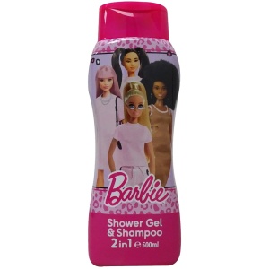 Sampon si gel de dus, 2 in 1, Barbie, 500 ml