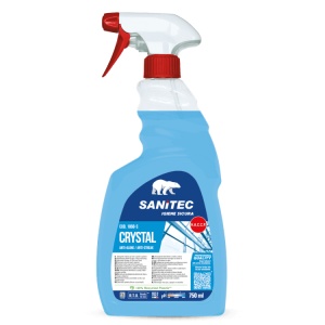 Sanitec, Solutie spray, Geamuri, Crystal, 750 ml