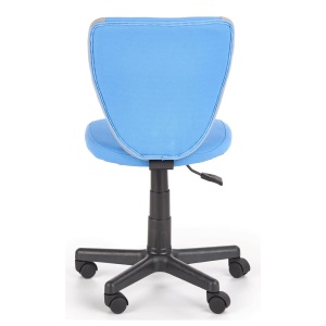 Scaun birou copii HM Toby, ergonomic, cadru polipropilena, rotativ, inaltime reglabila, 80 kg, gri albastru - Img 2