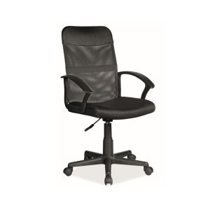 Scaun birou SL Q702, mesh, inaltime reglabila, mecanism de balans, rotire 360 , ergonomic, suport lombar, negru