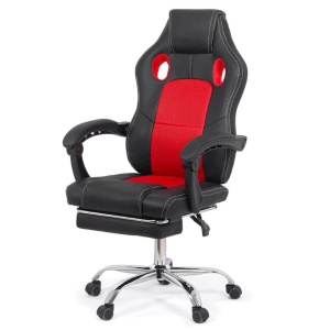 Scaun directorial gaming OFF 3091, piele ecologica mesh, suport picioare ajustabil, rotativ, 120 kg - Img 1