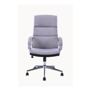 Scaun directorial GN109, textil piele ecologica, inaltime ajustabila, mecanism balans, 100 kg, gri negru - Img 2