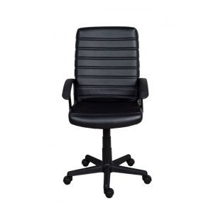 Scaun directorial GN72, piele ecologica, inaltime reglabila, 100 kg, negru - Img 2