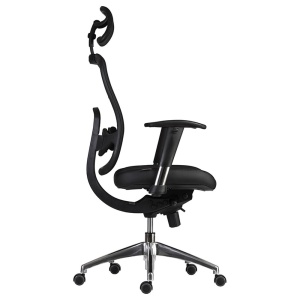 Scaun ergonomic mesh cu tetiera Oklahoma negru - Img 2