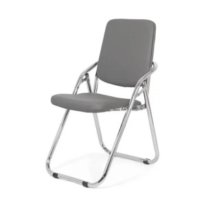 Scaun pliant metalic HRC 609, piele ecologica, fix, 110 kg - Img 3