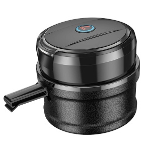 Scrumiera auto, 150 ml, cu iluminare, baza detasabila, Negru - Img 6