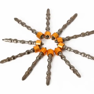 Set 10 piese, varfuri surubelnita PH2, cap dublu cruce, magnetic, 65 mm, Evotools - Img 2