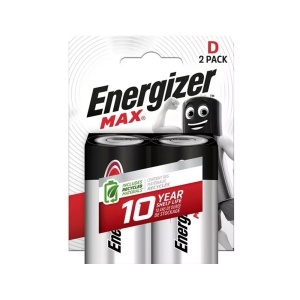 Set 2 baterii, D, LR20, 1.5V, Energizer Max