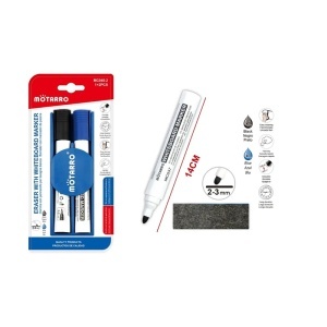 Set 2 markere, pentru tabla alba, burete inclus