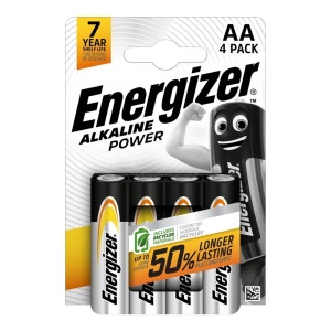 Set 4 baterii, AA, LR6, 1.5V, Energizer Alkaline