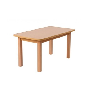 Set masa si 4 scaune gradinita Bambi, H31, natur - Img 2