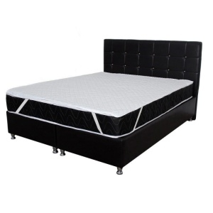 Set Saltea cu arcuri, Superortopedica Luna 180x200x20 cm, plasa de arcuri Bonell, sistem de aerisire perimetral, Saltsib plus husa hipoalergenica, microfibra, lavabila la 95 C - Img 3