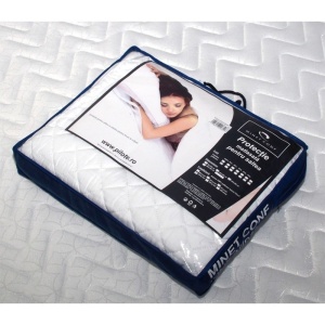 Set Saltea cu spuma, Nova Comfort Flex 180x200x20cm, fermitate tare, hipoalergenica, husa detasabila, Saltsib plus husa matlasata, microfibra, lavabila la 95 C - Img 3