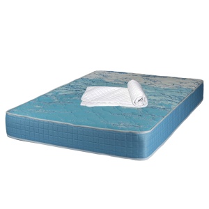 Set Saltea ortopedica cu spuma poliuretanica, Memory Foam 5 cm Paris, 140x200x23cm, fermitate tare, sistem de aerisire perimetral Saltex plus husa hipoalergenica, microfibra, lavabila la 95 C