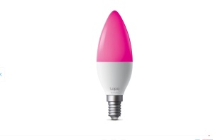 Smart Light Bulb, Multicolor SPEC: B38 bulb, E14 base, 220~240 V, 50/60 Hz, 8.6W, 16 Million Colors, 2500K-6500K, Brightness: 470 lm(Default 2700K), 40W Equivalent, Beam angle 260°, Lifetime Up to 25,000hrs, ERP:F, 2.4 GHz Wi-Fi, Bluetooth (Can be - Img 2