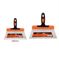 Spaclu din inox, 250 mm, maner PVC antiderapant, Kmt Tools
