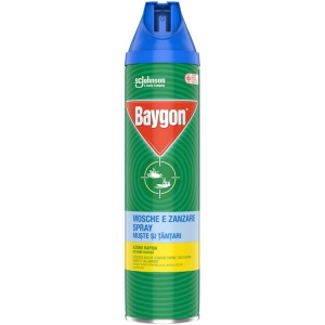 Spray insecticid, impotriva mustelor si tantarilor, 400 ml, Baygon