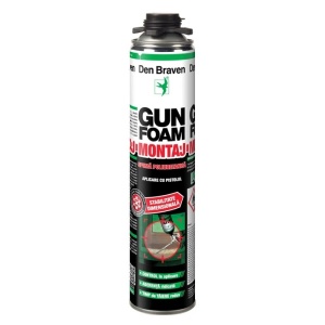 Spuma poliuretanica, Gun Foam, aplicare pistol, 750 ml, Den Braven
