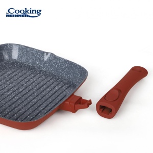 TIGAIE GRILL ALUMINIU+CAPAC 28x4 CM, CALABRIA, COOKING BY HEINNER - Img 3