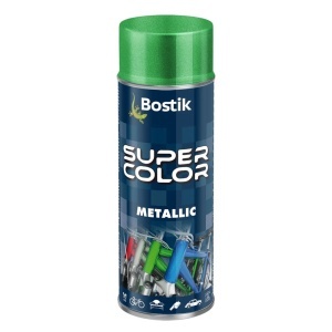 Vopsea spray, verde metalizat, interior / exterior, 400 ml, Bostik