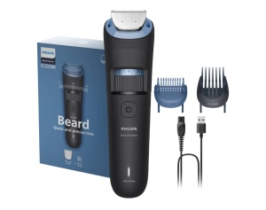 Aparat de tuns barba PHILIPS BT3660/15 cu lame integral metalice cu autoascutire, 40 de setari de lungime, 2 piepteni ajustabili pentru barba (0,5-20 mm), autonomie 80 min - Img 1