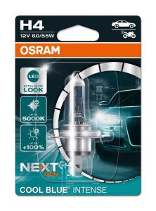 Bec auto H4, 60/55W, Cool Blue Intense, pentru faruri, halogen, Osram - Img 3