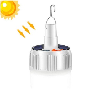 Bec LED 5W cu Panou Solar pentru Camping - Lumineaza-ti calatoriile - Img 3