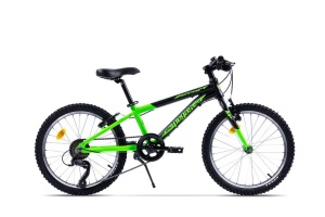 BICICLETA PEGAS MINI DRUMET 20'' NEGRU VERDE