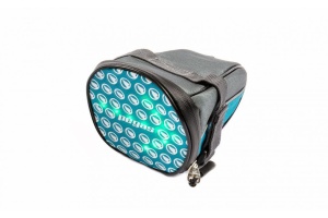 BORSETA SA PEGAS CU SEMNALZARE 30LED, CULOARE LED VERDE ROSU, BATERIE LITIU REINCARCABILA 650MAH, 180X120X110MM, GRI ALBASTRU - Img 6