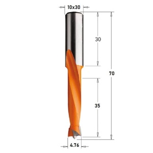 Burghiu cu Diamant 4.76x70 mm SX Oprit pentru suport polita CMT - Img 1