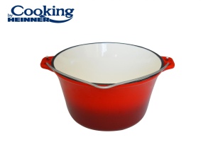 CEAUN DIN FONTA EMAILAT, 22 X 13 CM , 3L, COOKING BY HEINNER - Img 3