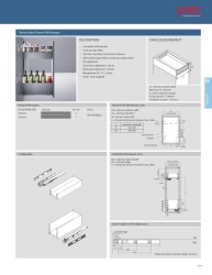 Cos jolly DTC, 150 x 450 mm, amortizare si extractie totala, laterale sticla, Gri - Img 2
